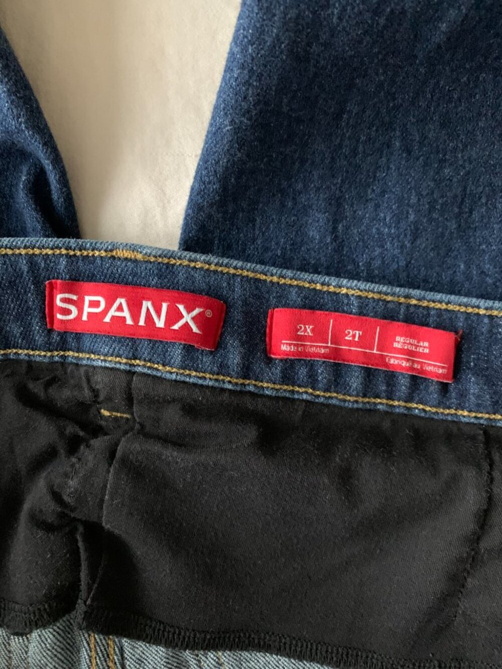 SPANX Authentic 360 Barrel leg Women's Jeans Size 2XL High Rise 90s - Picture 10 of 15